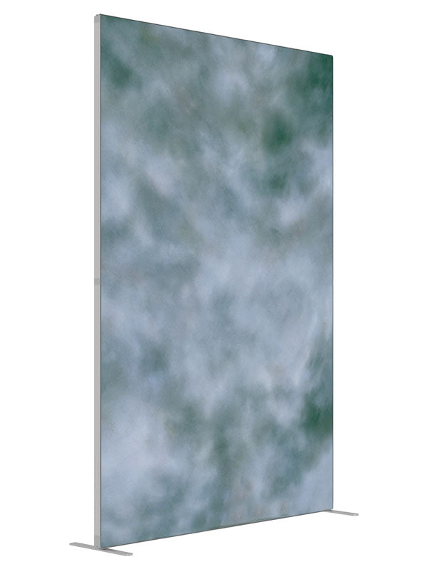 Granite Matte shown at an angled view, photography backdrop panel for Denny StudioEdge silicone edge frame, 5 ft