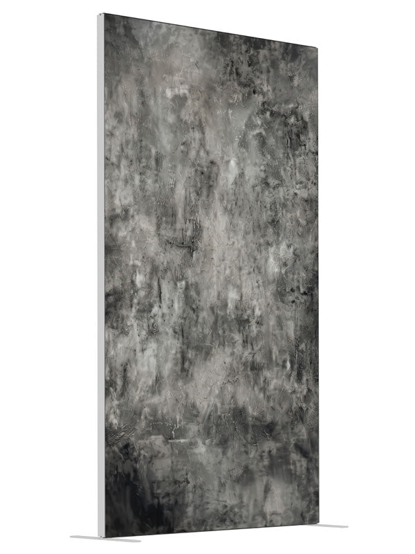 Granite Tone Textured Wall shown at an angled view, photography backdrop panel for Denny StudioEdge silicone edge frame, 4 ft