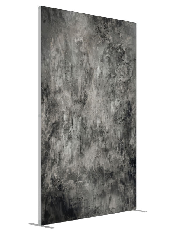 Granite Tone Textured Wall shown at an angled view, photography backdrop panel for Denny StudioEdge silicone edge frame, 5 ft