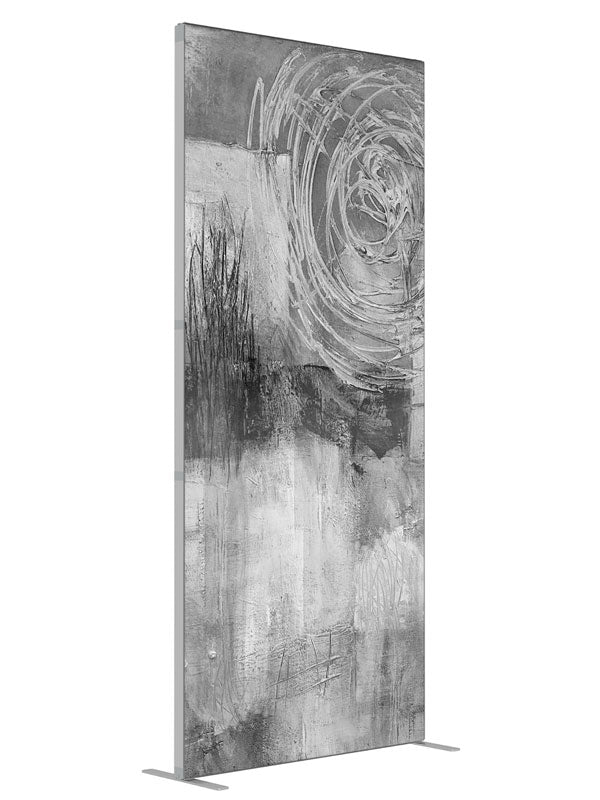 Gray Abstraction angled view 3ft - Denny StudioEdge SECP-6217