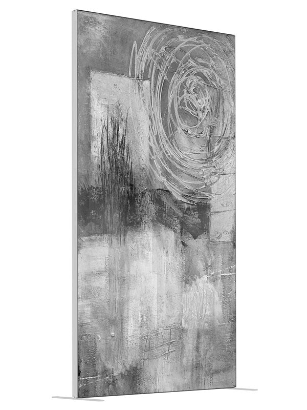 Gray Abstraction angled view 4ft - Denny StudioEdge SECP-6217