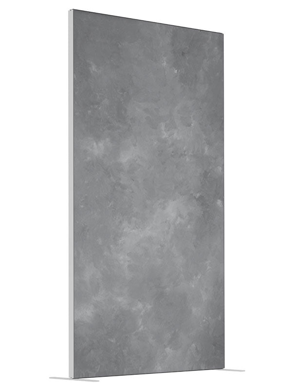 Gray Coral shown at an angled view, photography backdrop panel for Denny StudioEdge silicone edge frame, 4 ft