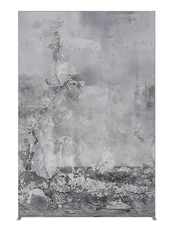 Gray Decay, photography backdrop panel for Denny StudioEdge silicone edge frame, 5 ft