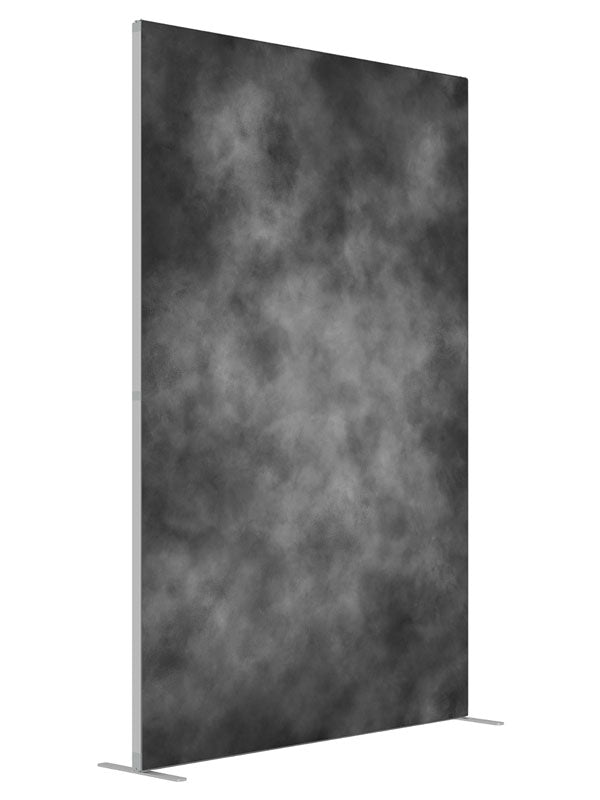 Gray hand painted style soft neutral printed backdrop angled 5ft - Denny StudioEdge SEOM-2568
