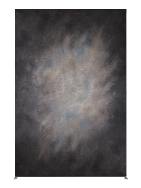 Gray Pastel Vignette, photography backdrop panel for Denny StudioEdge silicone edge frame, 5 ft
