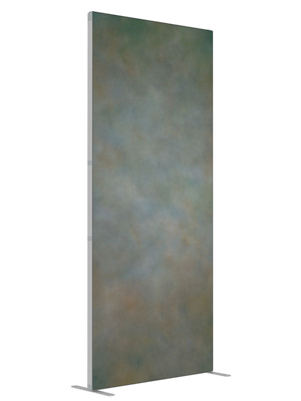 Gray Rust shown at an angled view, photography backdrop panel for Denny StudioEdge silicone edge frame, 3 ft