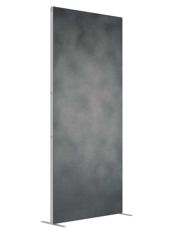Gray Stones shown at an angled view, photography backdrop panel for Denny StudioEdge silicone edge frame, 3 ft