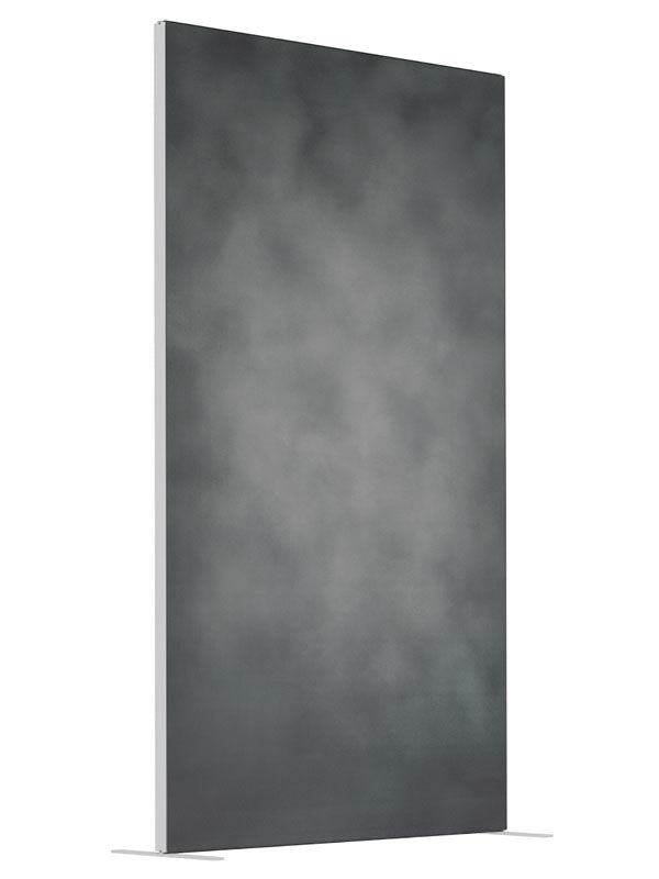 Gray Stones shown at an angled view, photography backdrop panel for Denny StudioEdge silicone edge frame, 4 ft