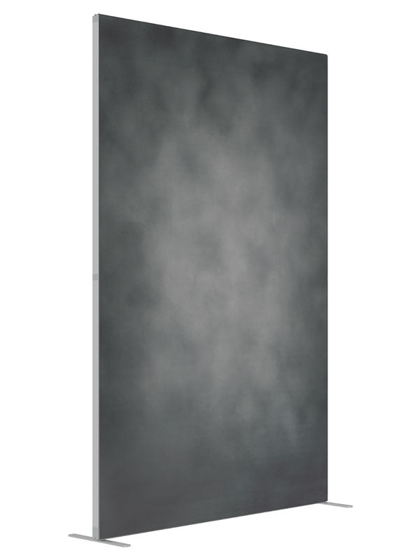 Gray Stones shown at an angled view, photography backdrop panel for Denny StudioEdge silicone edge frame, 5 ft
