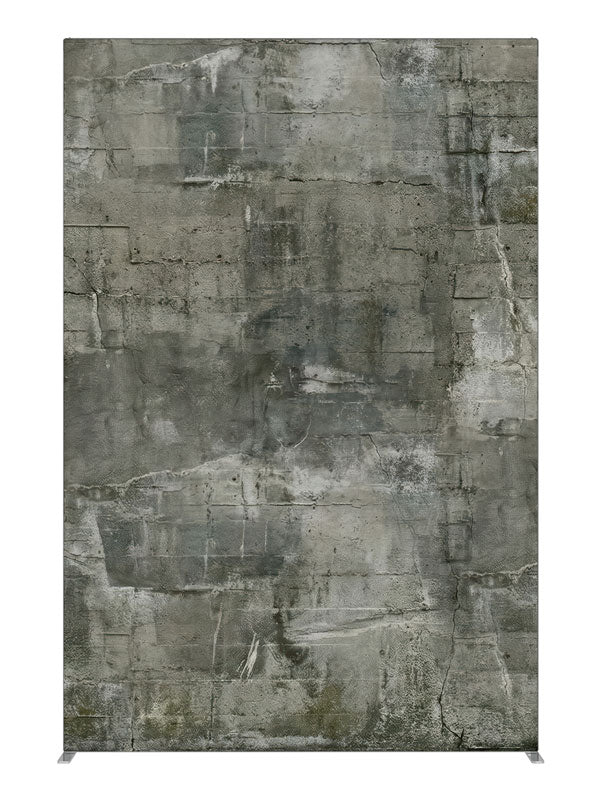 Gray Textured Concrete Wall, photography backdrop panel for Denny StudioEdge silicone edge frame, 5 ft