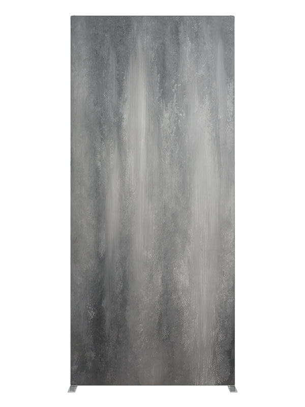 Gray Textured Streak, photography backdrop panel for Denny StudioEdge silicone edge frame, 3 ft