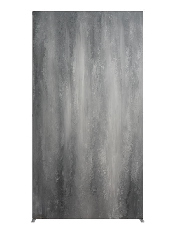 Gray Textured Streak, photography backdrop panel for Denny StudioEdge silicone edge frame, 4 ft