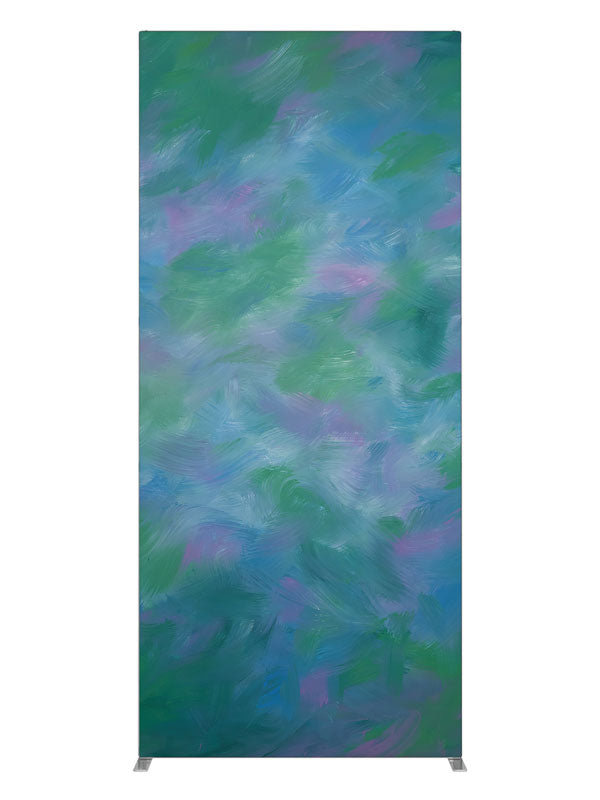 Green Purple, photography backdrop panel for Denny StudioEdge silicone edge frame, 3 ft