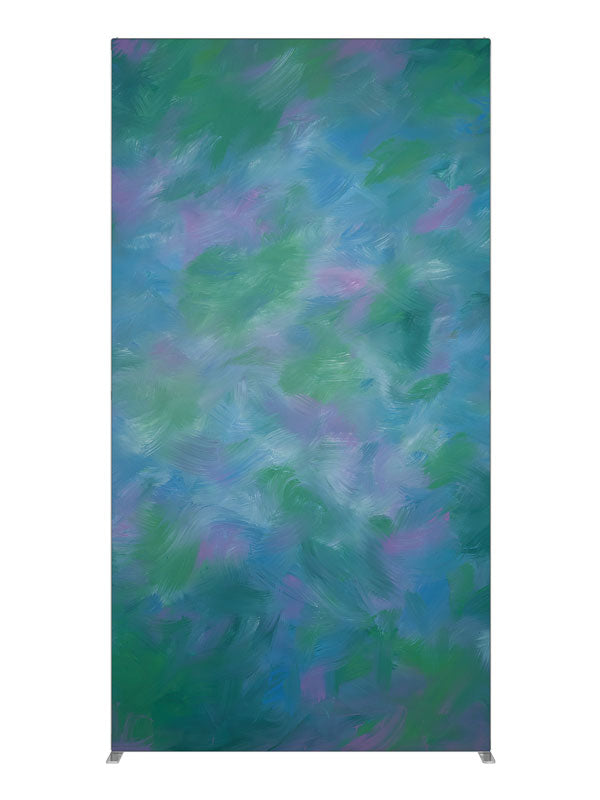 Green Purple, photography backdrop panel for Denny StudioEdge silicone edge frame, 4 ft
