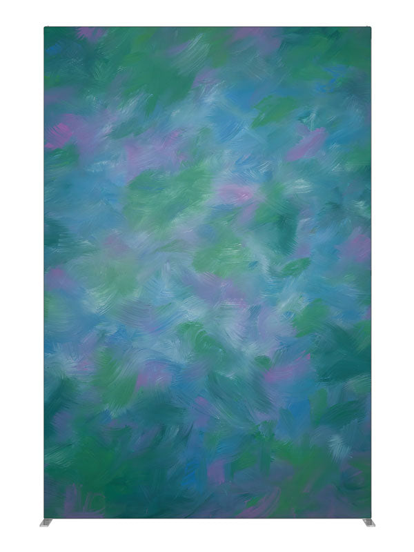 Green Purple, photography backdrop panel for Denny StudioEdge silicone edge frame, 5 ft