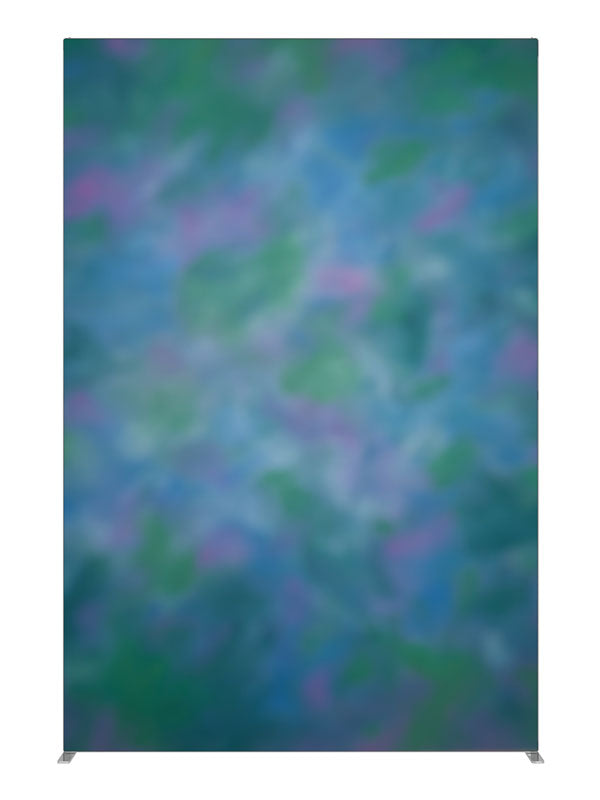 Green Purple Soft, photography backdrop panel for Denny StudioEdge silicone edge frame, 5 ft
