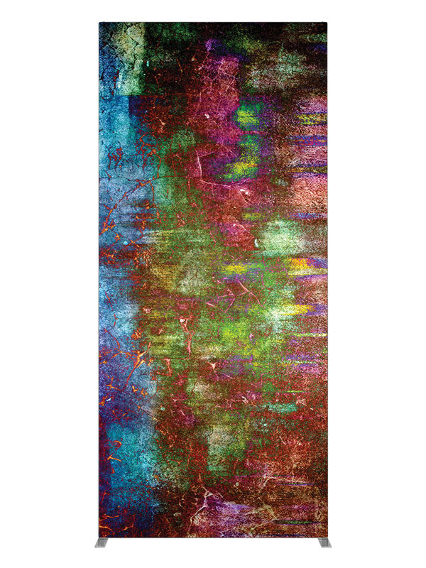 Green red gold fleck dark abstract, photography backdrop panel for Denny StudioEdge silicone edge frame, 3 ft