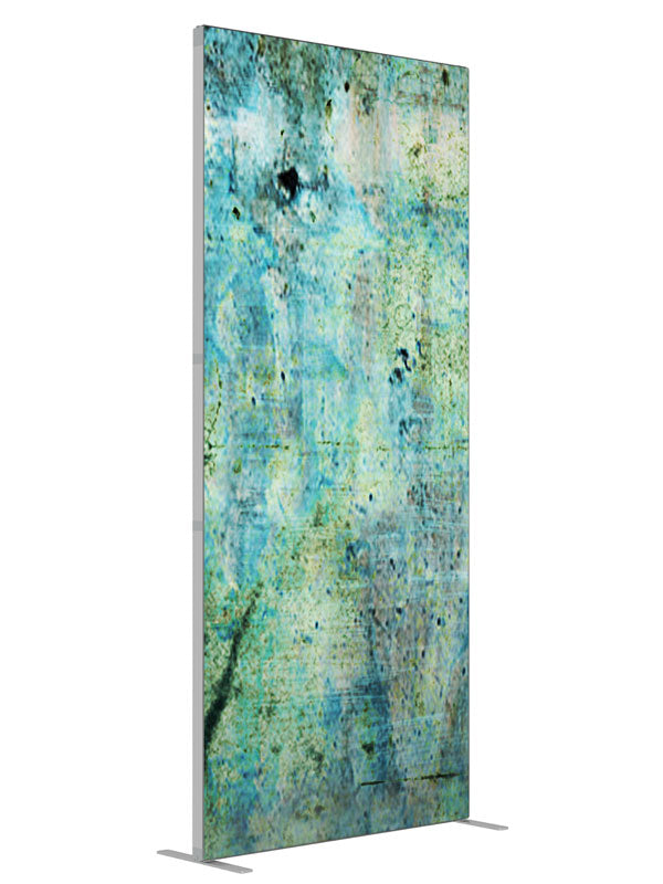 Green rust stone texture shown at an angled view, photography backdrop panel for Denny StudioEdge silicone edge frame, 3 ft