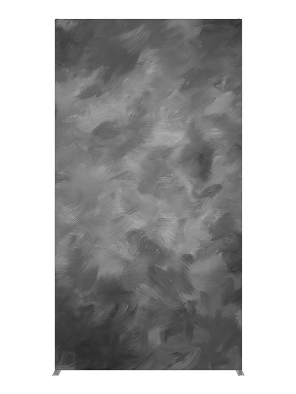 Grey Brush, photography backdrop panel for Denny StudioEdge silicone edge frame, 4 ft