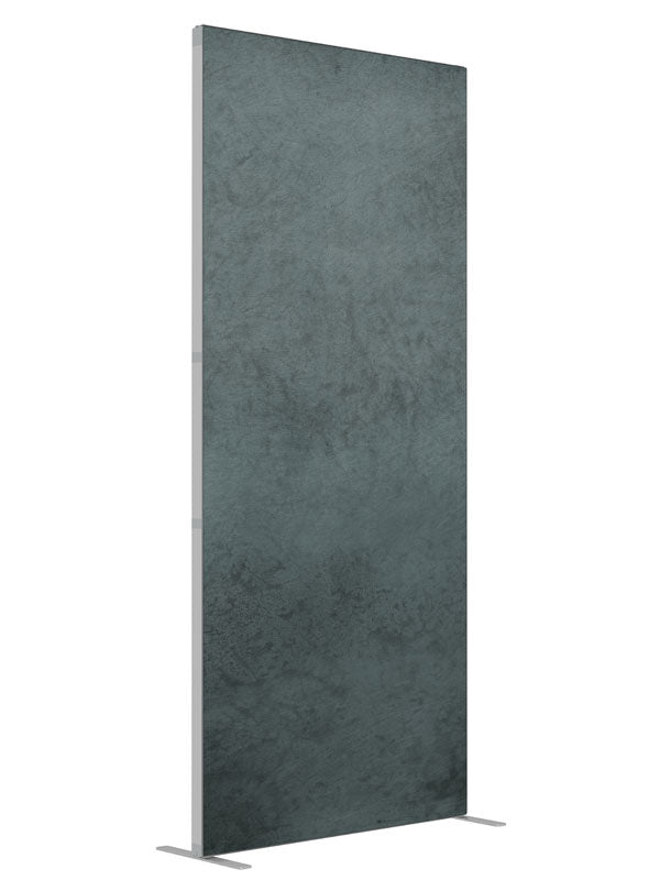Grey Slate Mist shown at an angled view, photography backdrop panel for Denny StudioEdge silicone edge frame, 3 ft