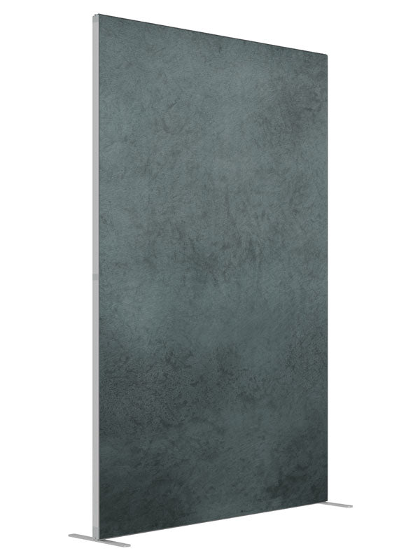 Grey Slate Mist shown at an angled view, photography backdrop panel for Denny StudioEdge silicone edge frame, 5 ft
