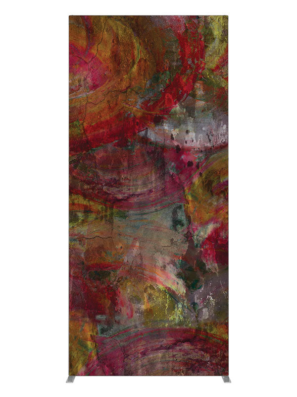 Half Circle Warm Abstract, photography backdrop panel for Denny StudioEdge silicone edge frame, 3 ft