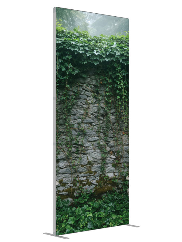 Halvyn Stone Wall shown at an angled view, photography backdrop panel for Denny StudioEdge silicone edge frame, 3 ft