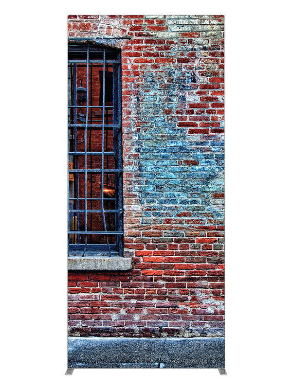 Hang Out Brick, photography backdrop panel for Denny StudioEdge silicone edge frame, 3 ft
