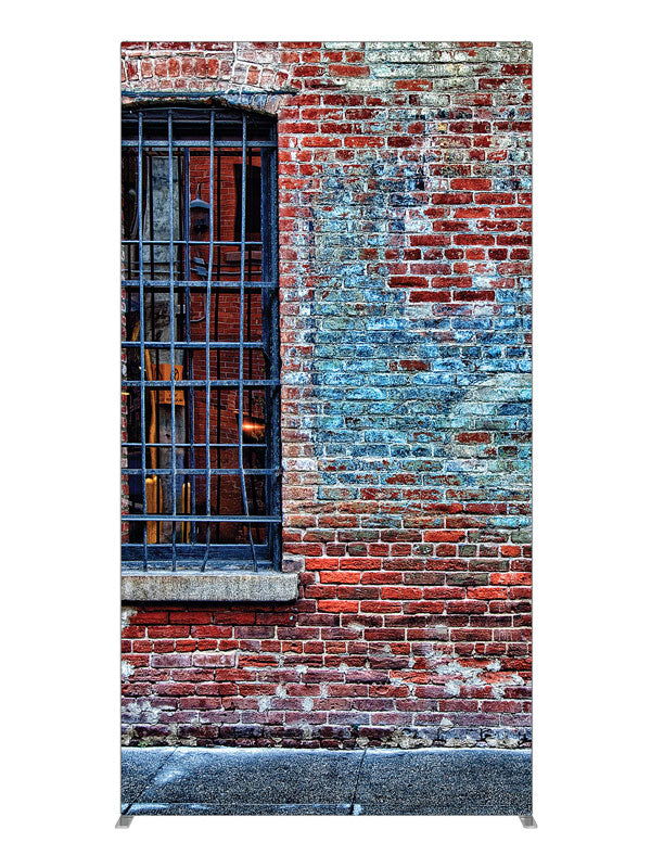 Hang Out Brick, photography backdrop panel for Denny StudioEdge silicone edge frame, 4 ft