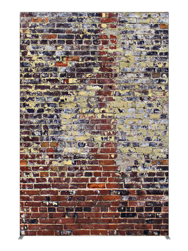 Harpers Brick Wall, photography backdrop panel for Denny StudioEdge silicone edge frame, 5 ft