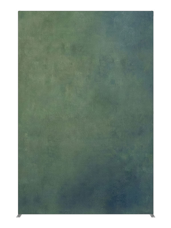 Hartlow Calm Green and Blue Textured, photography backdrop panel for Denny StudioEdge silicone edge frame, 5 ft