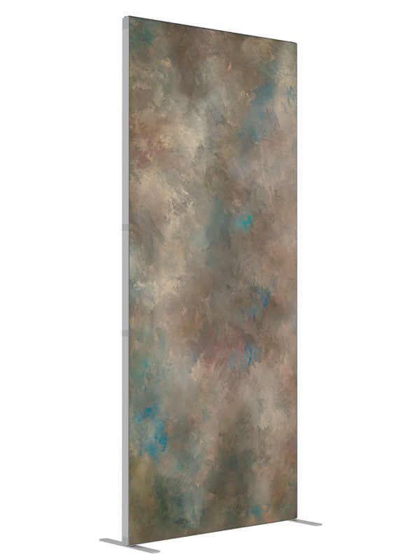 Hazelnut Creme shown at an angled view, photography backdrop panel for Denny StudioEdge silicone edge frame, 3 ft