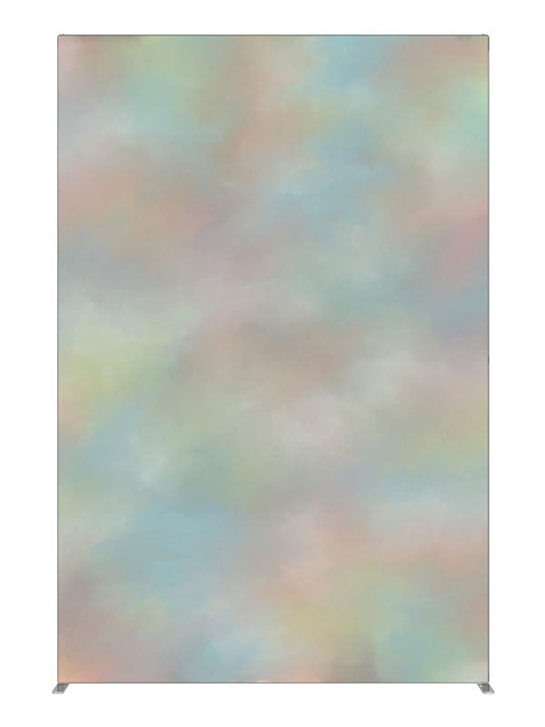 Hazy Rainbow, photography backdrop panel for Denny StudioEdge silicone edge frame, 5 ft