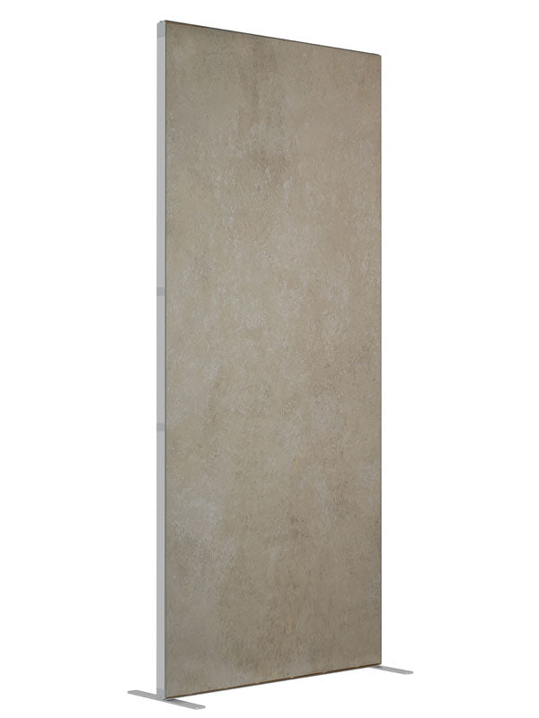 Heathered Grey shown at an angled view, photography backdrop panel for Denny StudioEdge silicone edge frame, 3 ft