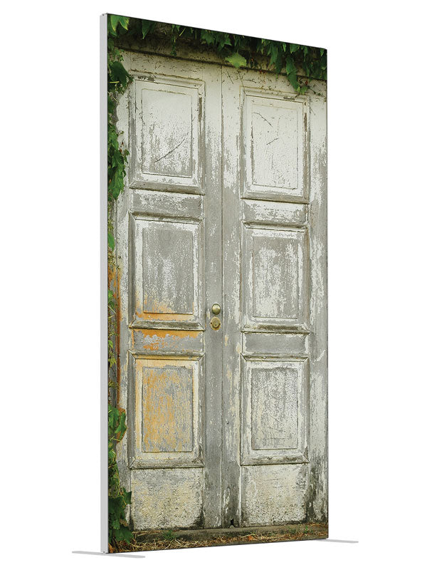 Hidden Door shown at an angled view, photography backdrop panel for Denny StudioEdge silicone edge frame, 4 ft