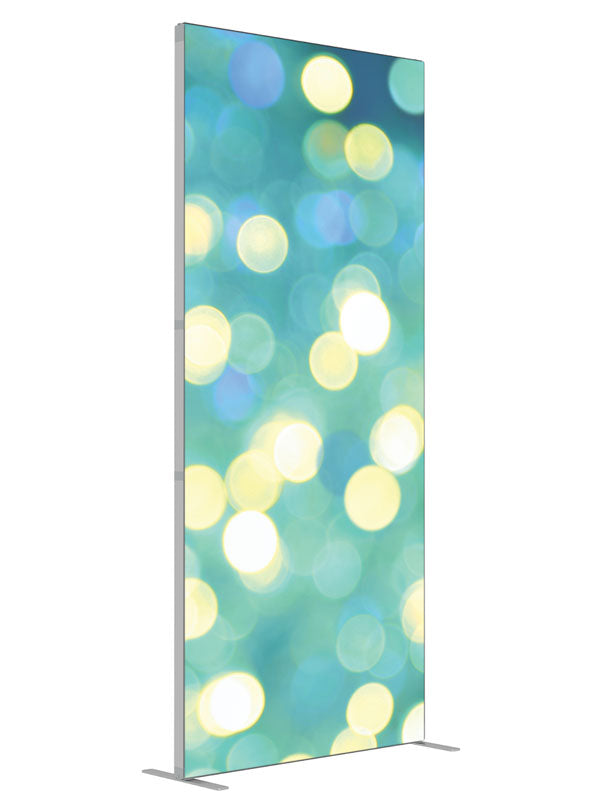 Highlights shown at an angled view, photography backdrop panel for Denny StudioEdge silicone edge frame, 3 ft