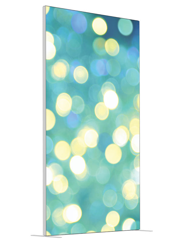 Highlights shown at an angled view, photography backdrop panel for Denny StudioEdge silicone edge frame, 4 ft
