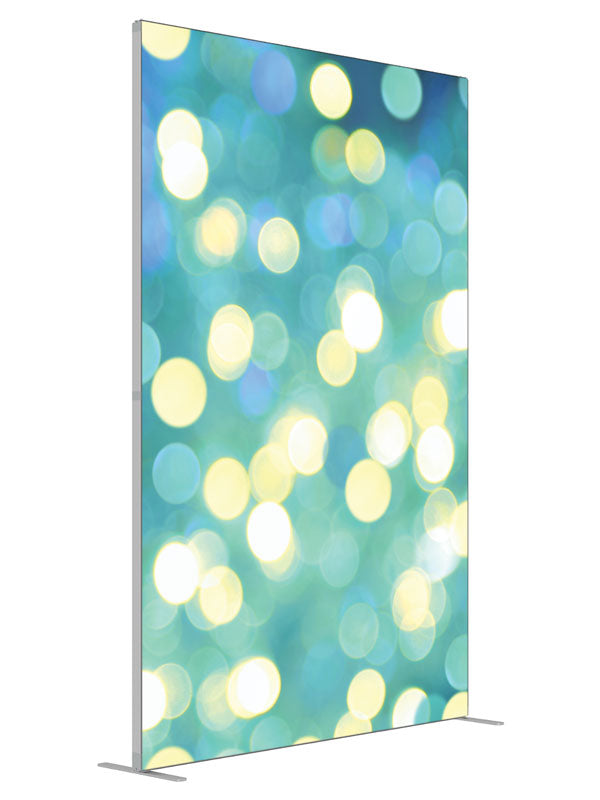 Highlights shown at an angled view, photography backdrop panel for Denny StudioEdge silicone edge frame, 5 ft