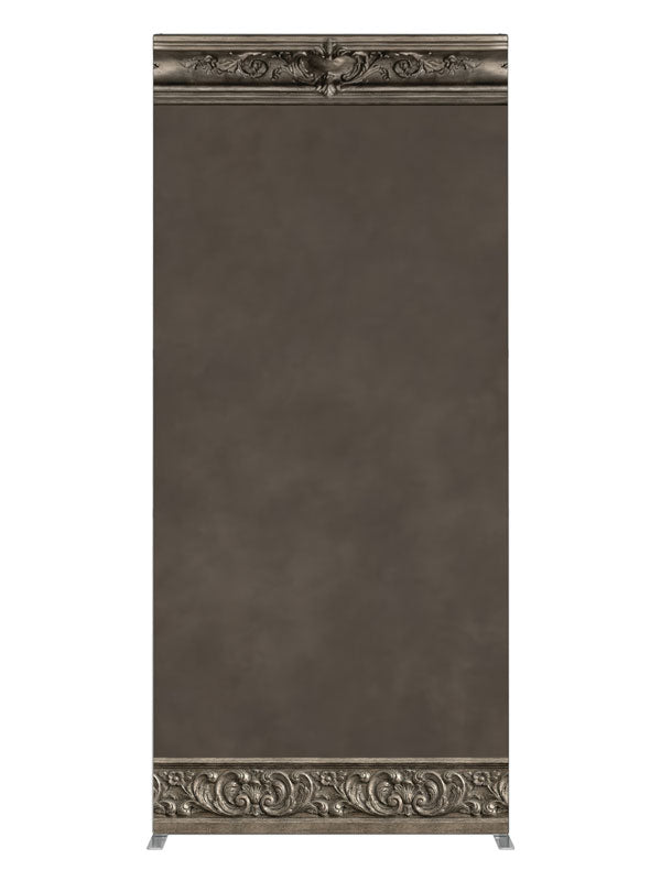Hollis Muted Gray Textured Wall, photography backdrop panel for Denny StudioEdge silicone edge frame, 3 ft