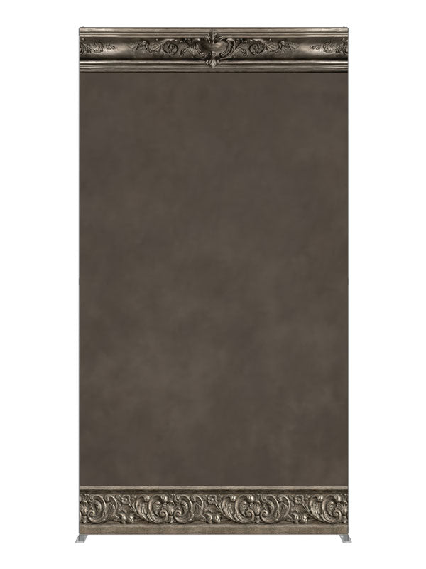 Hollis Muted Gray Textured Wall, photography backdrop panel for Denny StudioEdge silicone edge frame, 4 ft