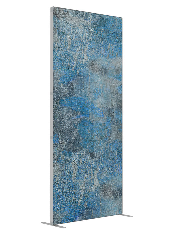 Iced shown at an angled view, photography backdrop panel for Denny StudioEdge silicone edge frame, 3 ft