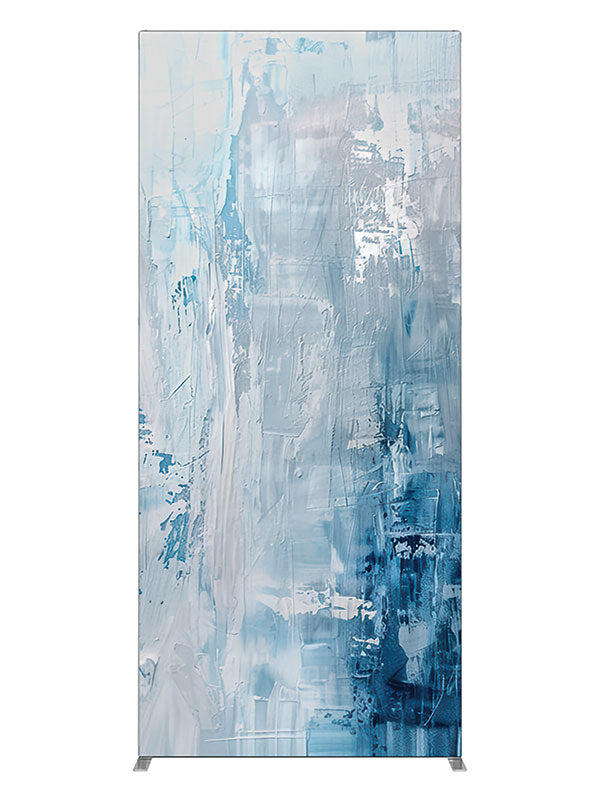 Icy blue white abstract texture printed backdrop 3ft - Denny StudioEdge SEOM-2600