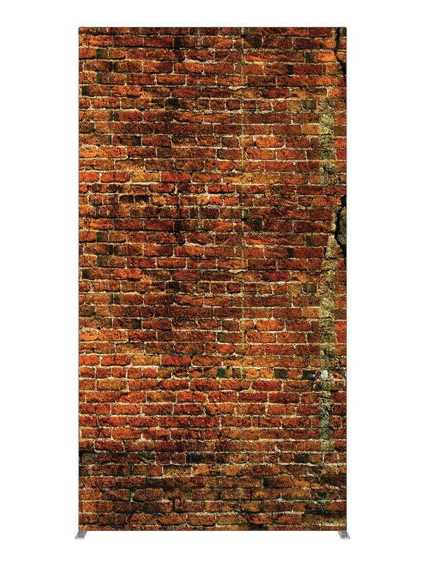 Improv Brick, photography backdrop panel for Denny StudioEdge silicone edge frame, 4 ft