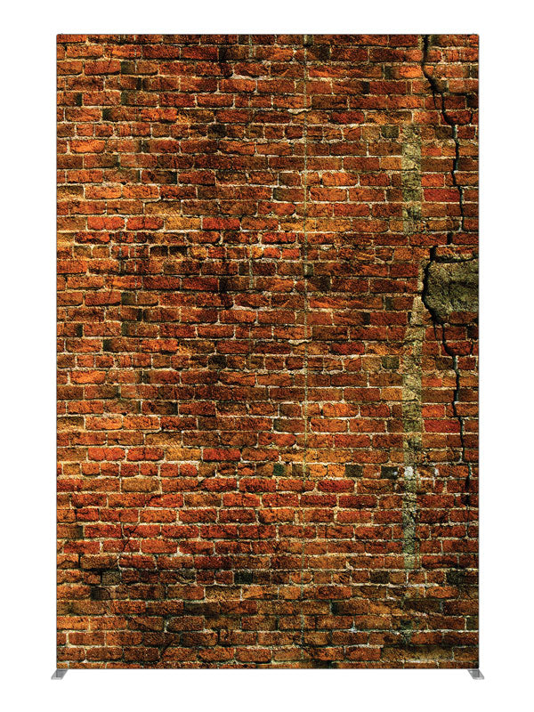 Improv Brick, photography backdrop panel for Denny StudioEdge silicone edge frame, 5 ft