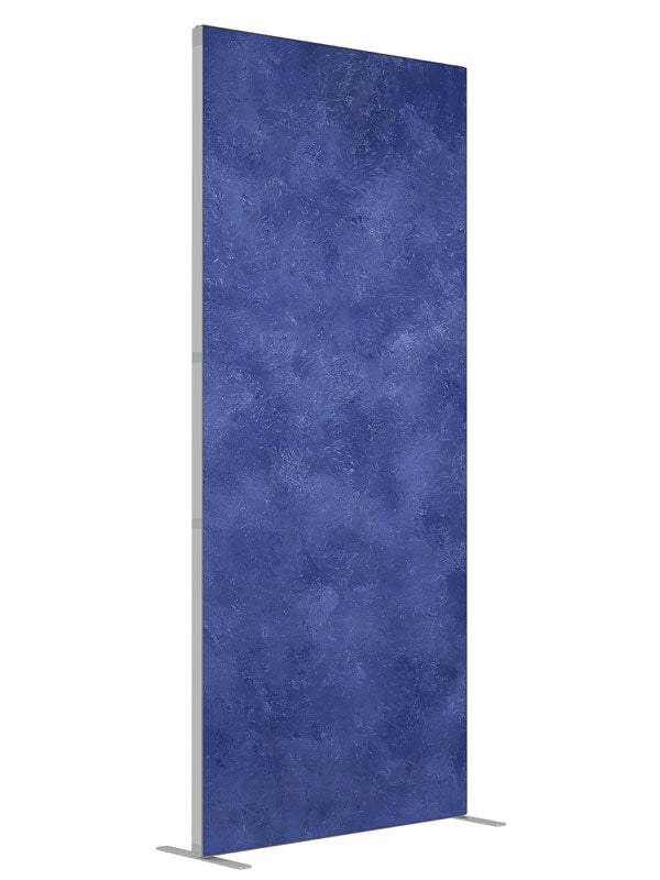 Indigo Haze shown at an angled view, photography backdrop panel for Denny StudioEdge silicone edge frame, 3 ft