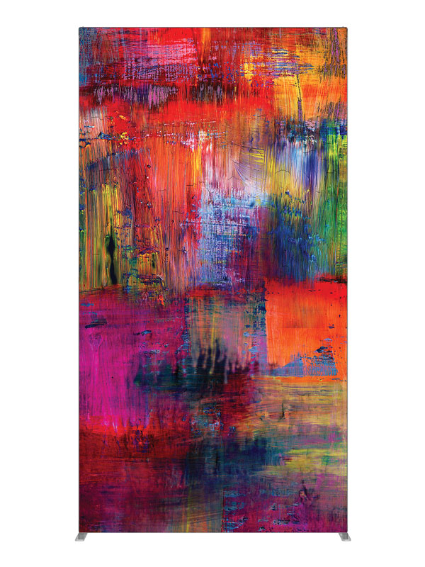 Insanity Bold Abstract, photography backdrop panel for Denny StudioEdge silicone edge frame, 4 ft