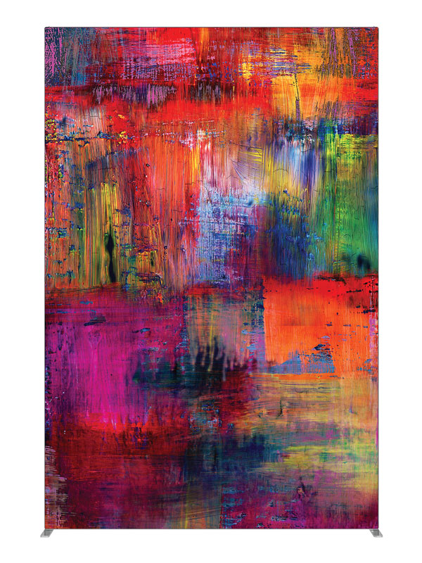 Insanity Bold Abstract, photography backdrop panel for Denny StudioEdge silicone edge frame, 5 ft