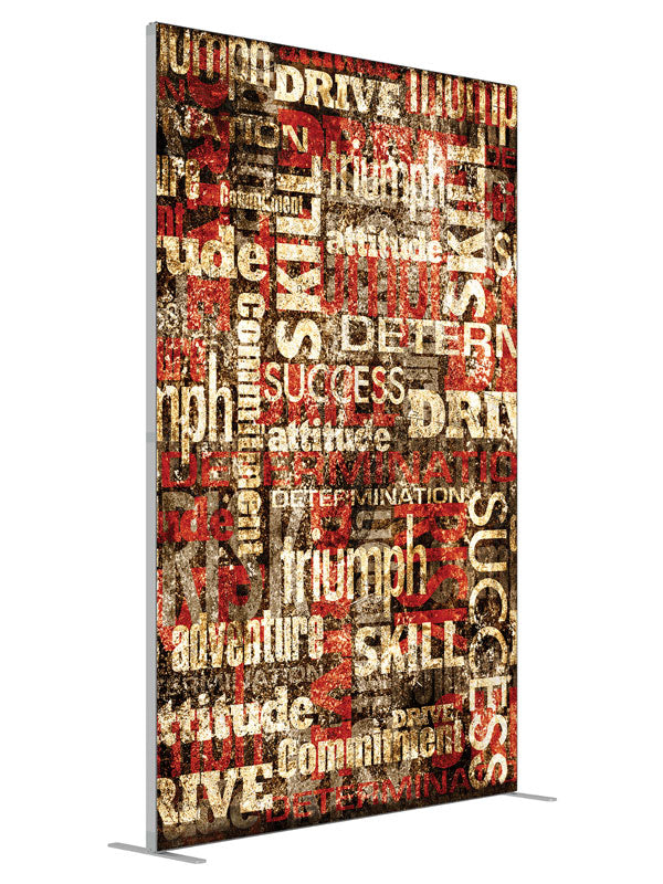 Inspiration shown at an angled view, photography backdrop panel for Denny StudioEdge silicone edge frame, 5 ft