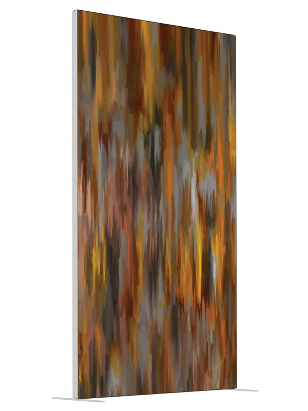 Intense Autumn shown at an angled view, photography backdrop panel for Denny StudioEdge silicone edge frame, 4 ft