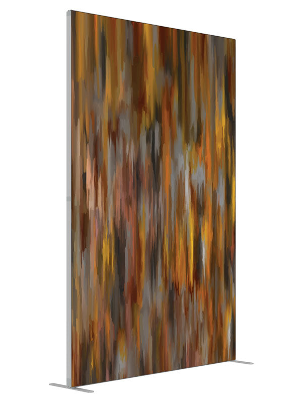 Intense Autumn shown at an angled view, photography backdrop panel for Denny StudioEdge silicone edge frame, 5 ft
